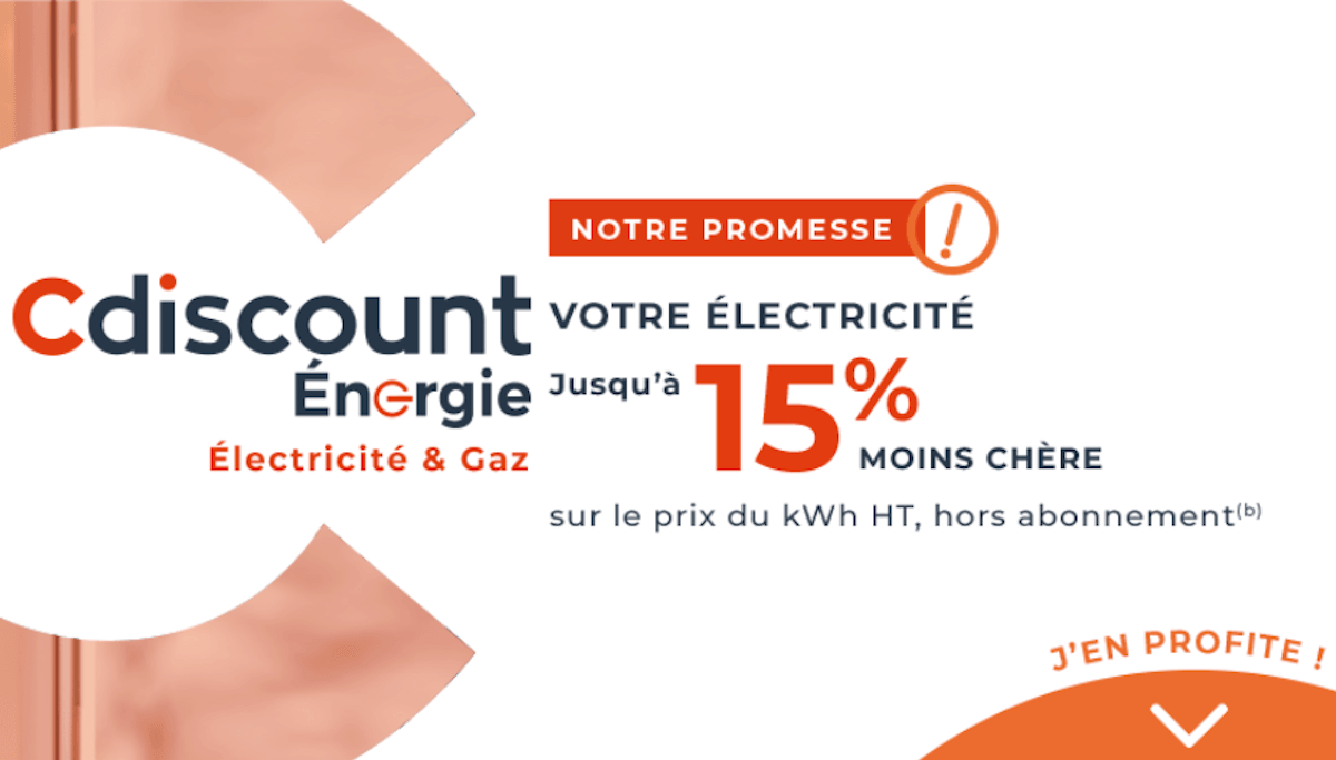 Cdiscount Energie offre électricité pas chère Cdiscount Energie offre électricité pas chère