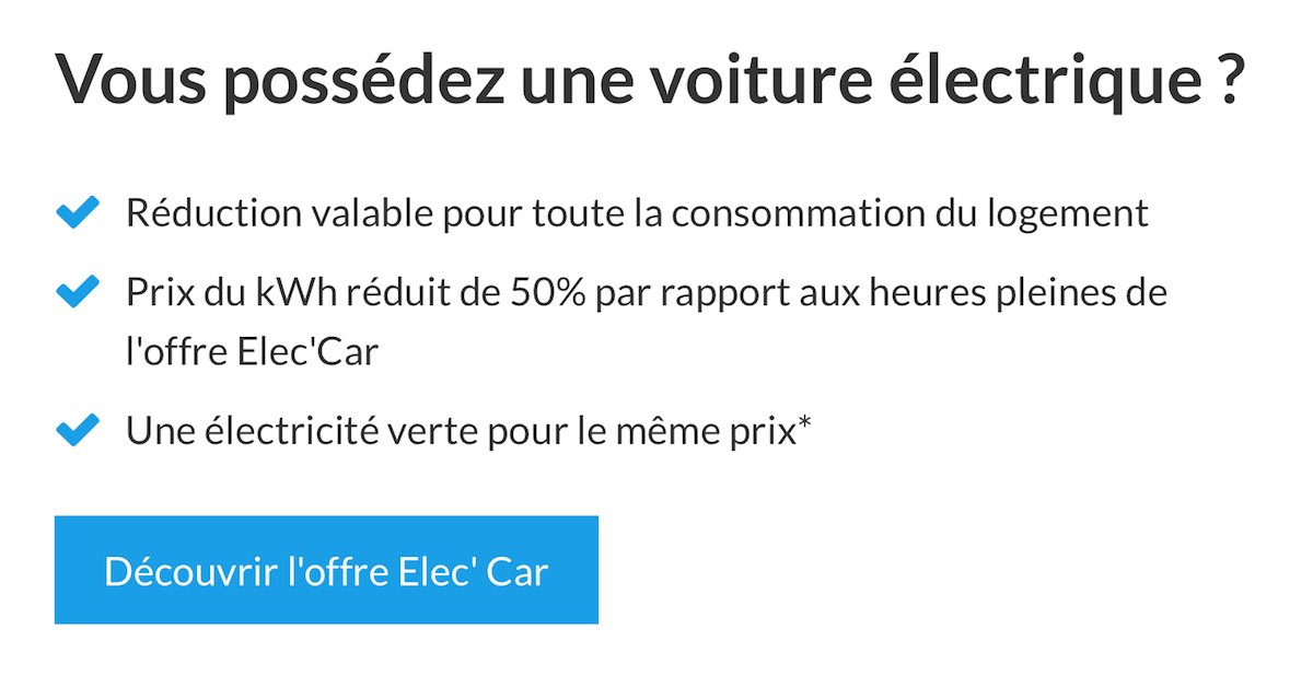 Elec car engie prix Elec car engie prix