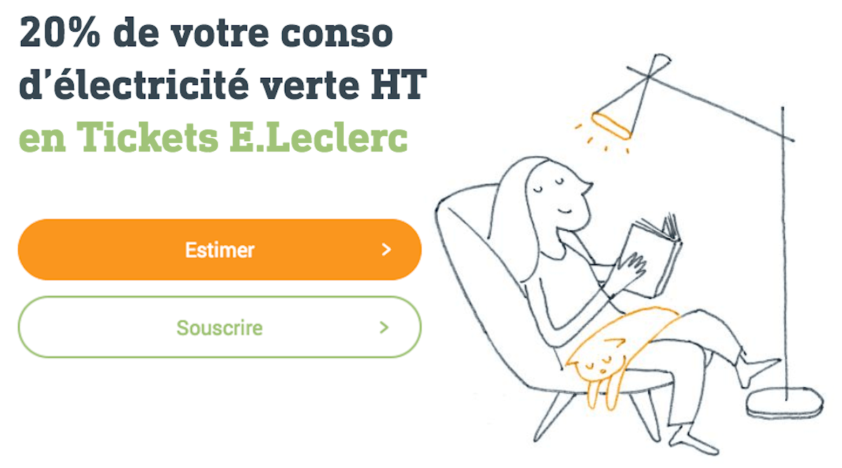 Énergies E. Leclerc offre électricité verte pas chère 10% de remise ou 20% en bons d’achat Énergies E. Leclerc offre électricité verte pas chère