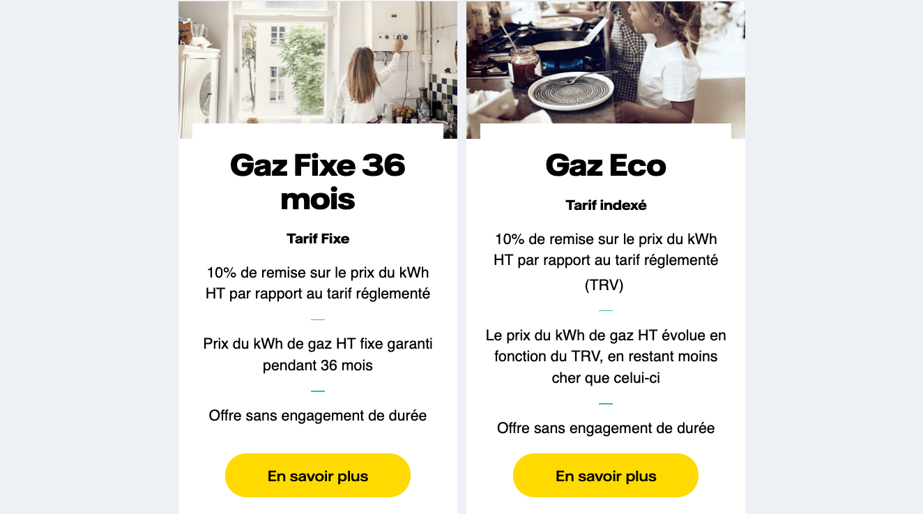 Le contrat gaz pas cher de Vattenfall Le contrat gaz pas cher de Vattenfall