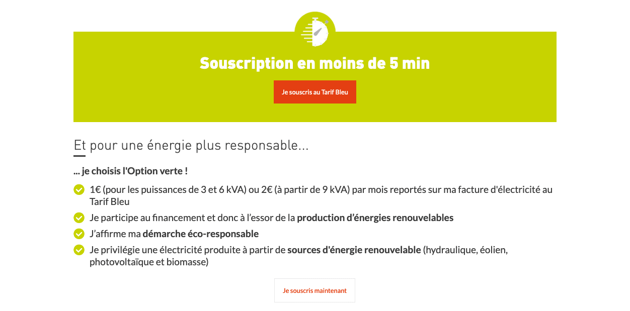 L'électricité verte de GEG L'électricité verte de GEG