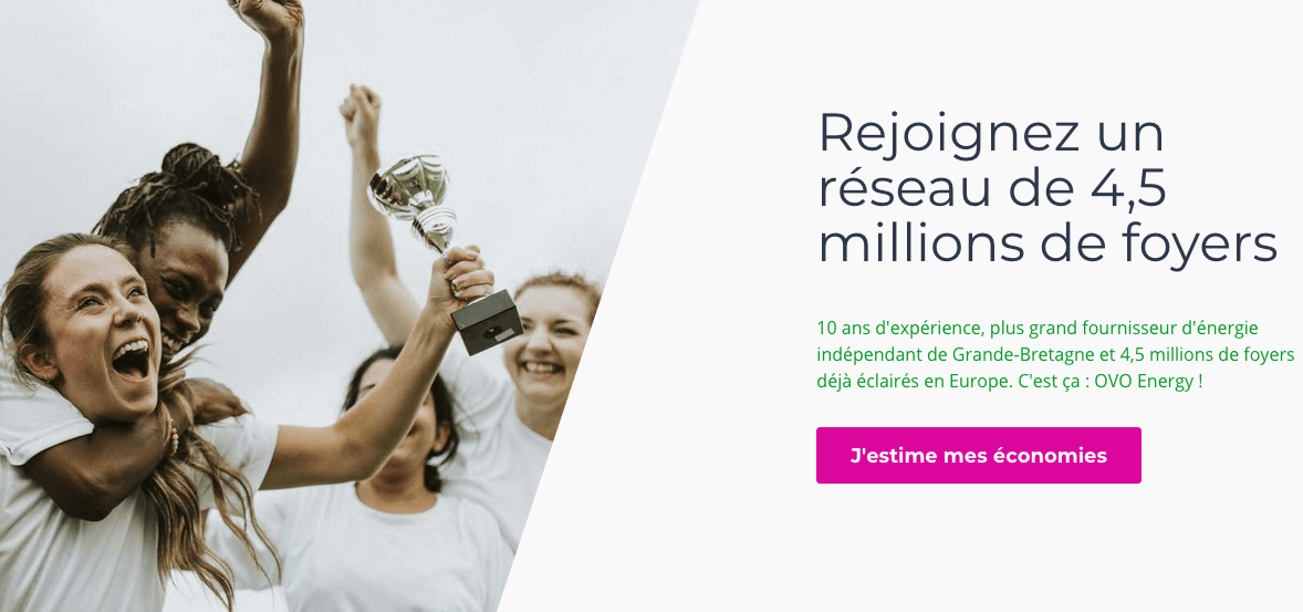 OVO Energy contrat Remise sur le tarif d'électricité d'OVO Energy