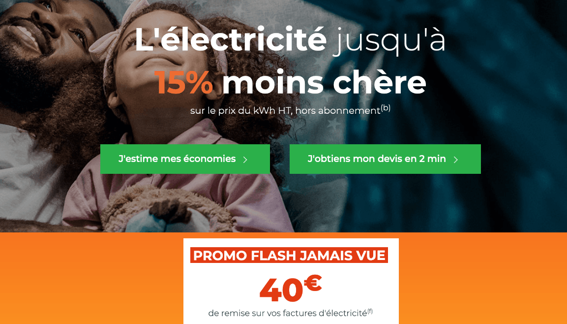 Promotion sur l'électricité chez Cdiscount Énergie Électricité en réduction chez Cdiscount Énergie