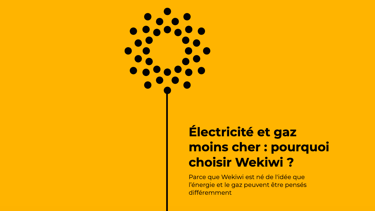 Abonnement gaz Wekiwi petit prix Wekiwi gaz pas cher