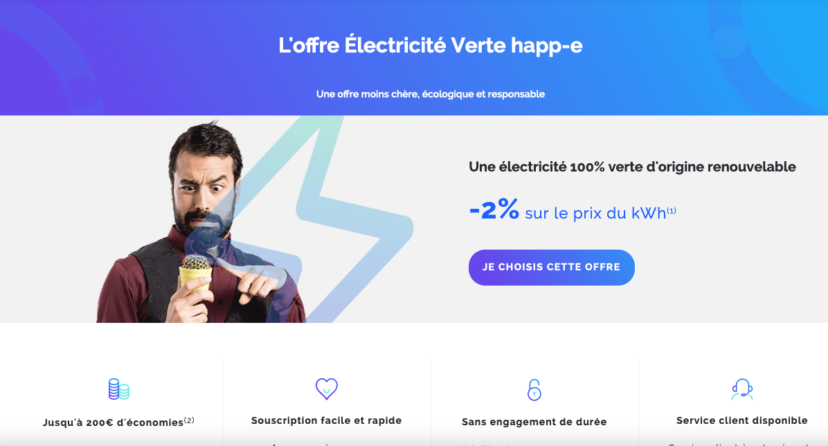 L'électricité verte d'Engie avec happ-e L'électricité verte d'Engie avec happ-e