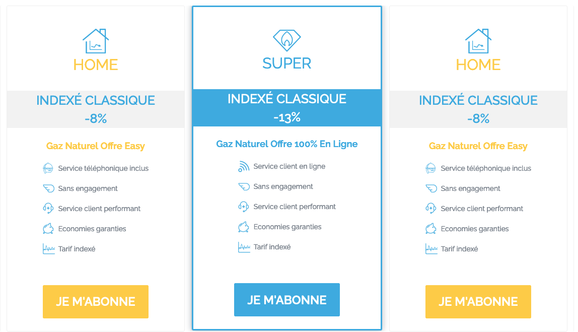 Offre Super de Mega energie -13% L'offre Super de Mega energie pour ne pas subir la hausse du gaz