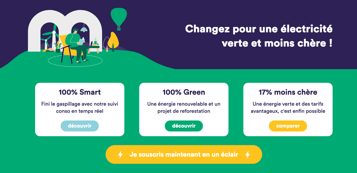 Mint énergie : contrat d'électricité Online & Green, le contrat électricité pas cher de Mint énergie