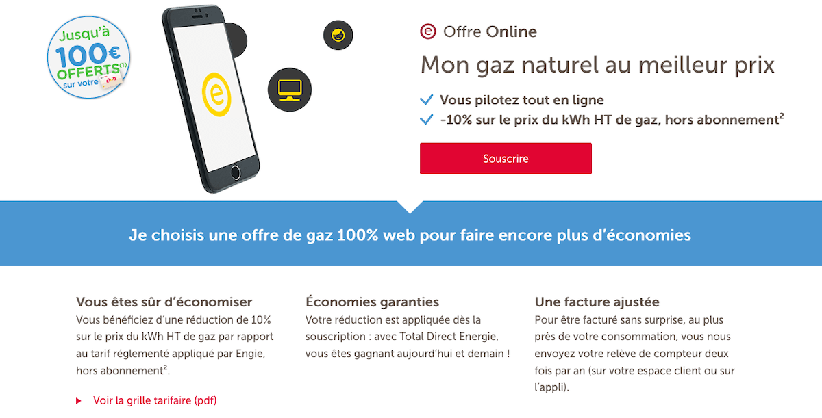offre de gaz total direct energie offre de gaz total direct energie