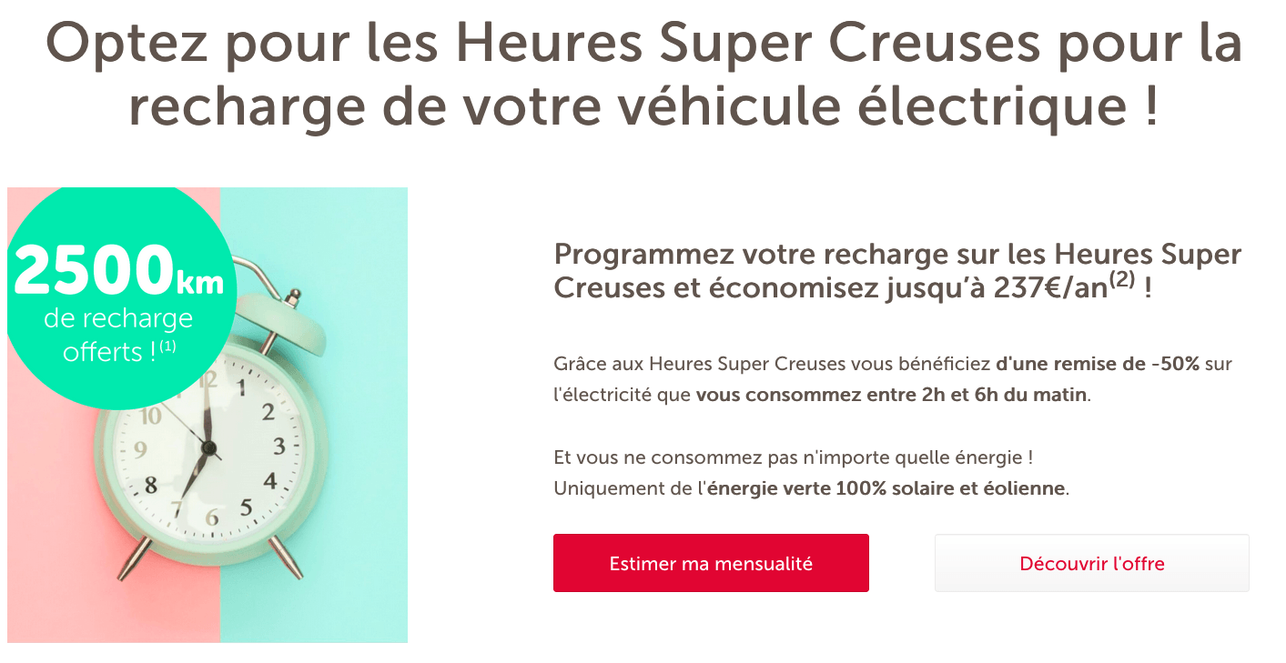 Offre électricité verte voiture Total Direct Energie Offre électricité verte voiture Total Direct Energie