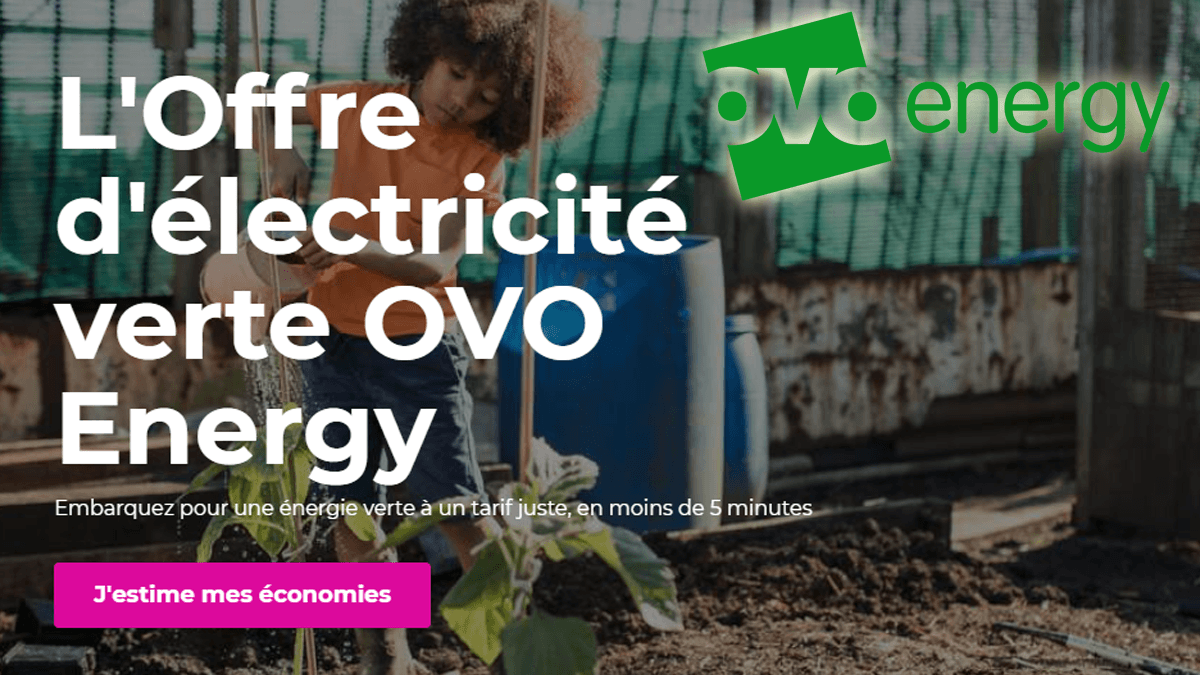 OVO Energy 100% énergie durable