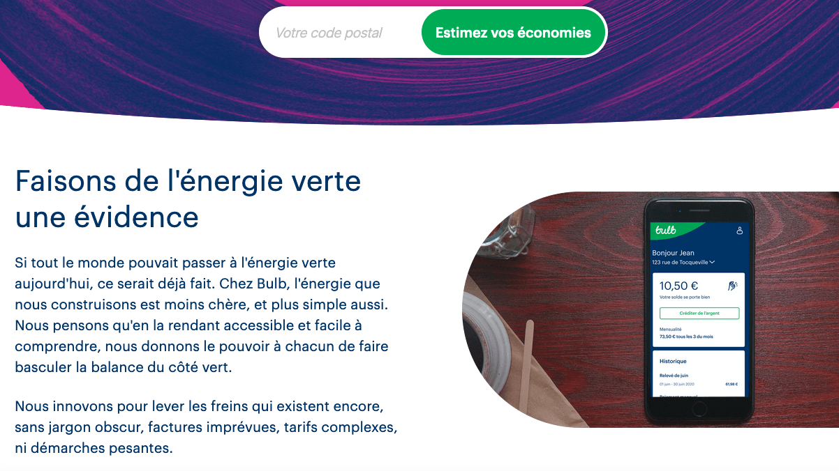 Électricité verte la moins chère de la semaine Électricité verte la moins chère de la semaine