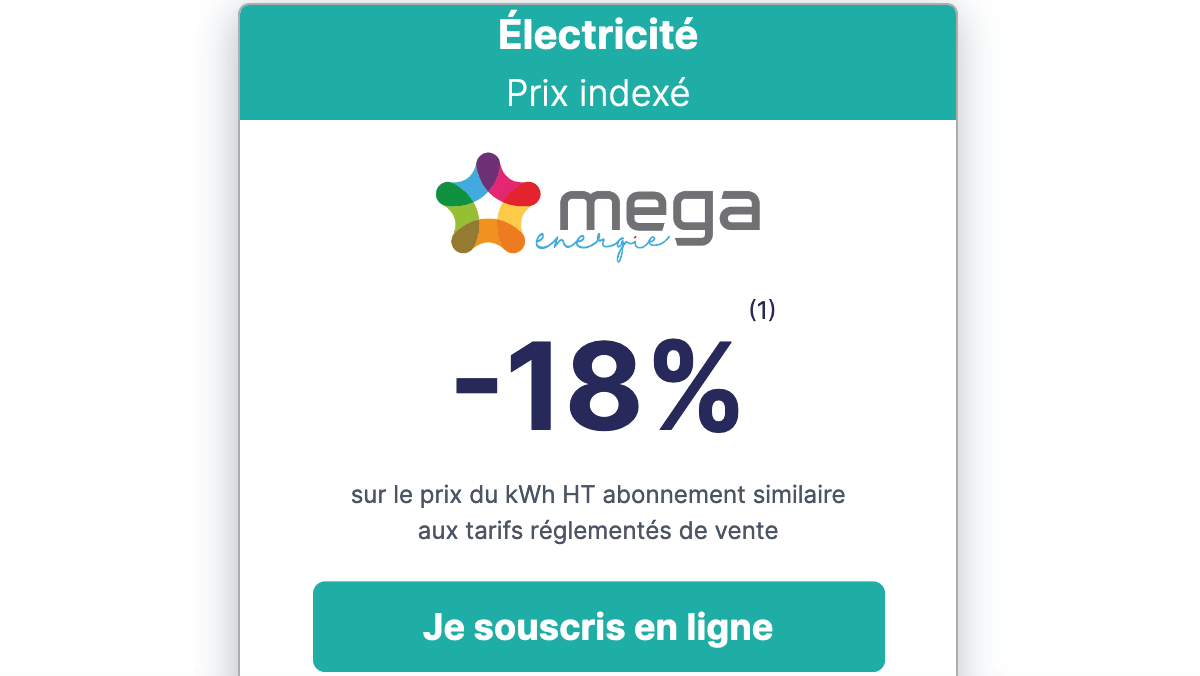 Vente privée Méga Énergie Vente privée Méga Énergie
