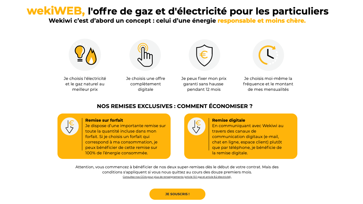 contrats de gaz Wekiwi contrats de gaz Wekiwi