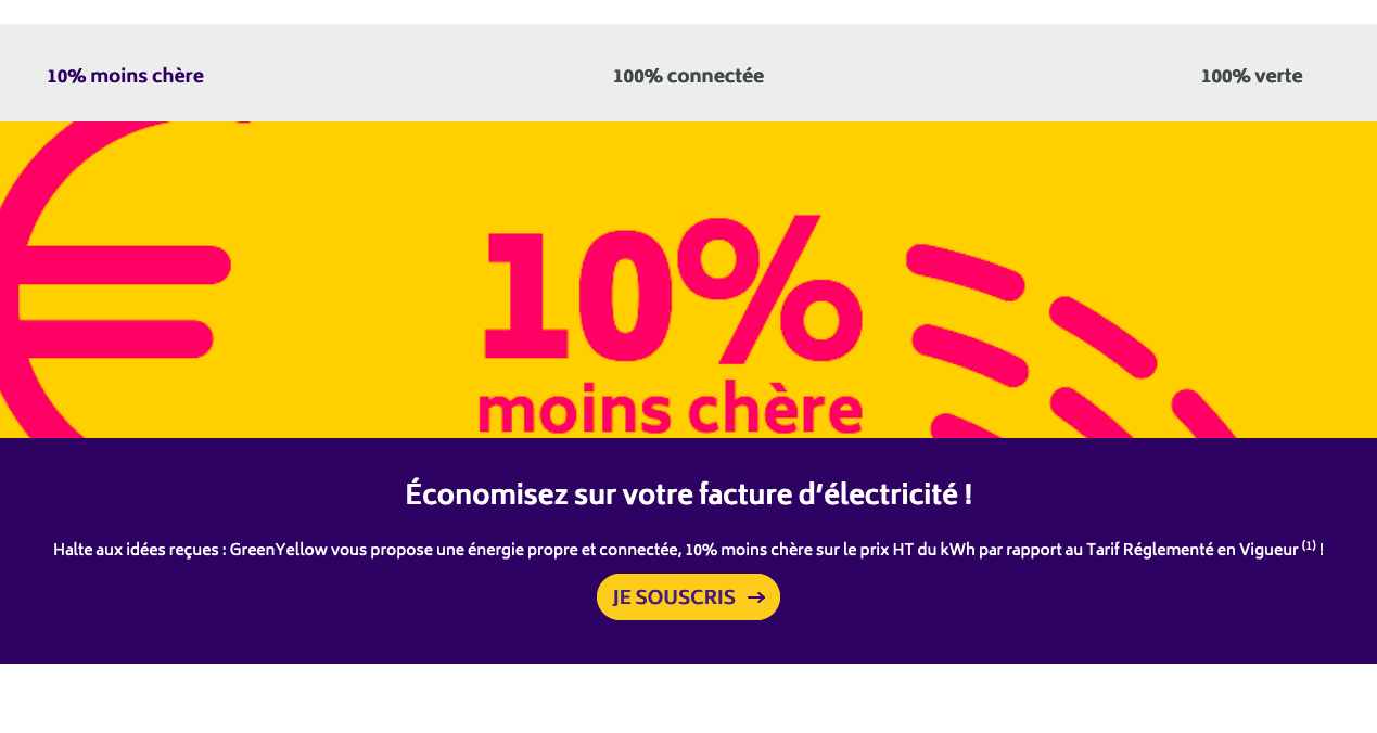 électricite verte pas chère GreenYellow électricite verte pas chère GreenYellow