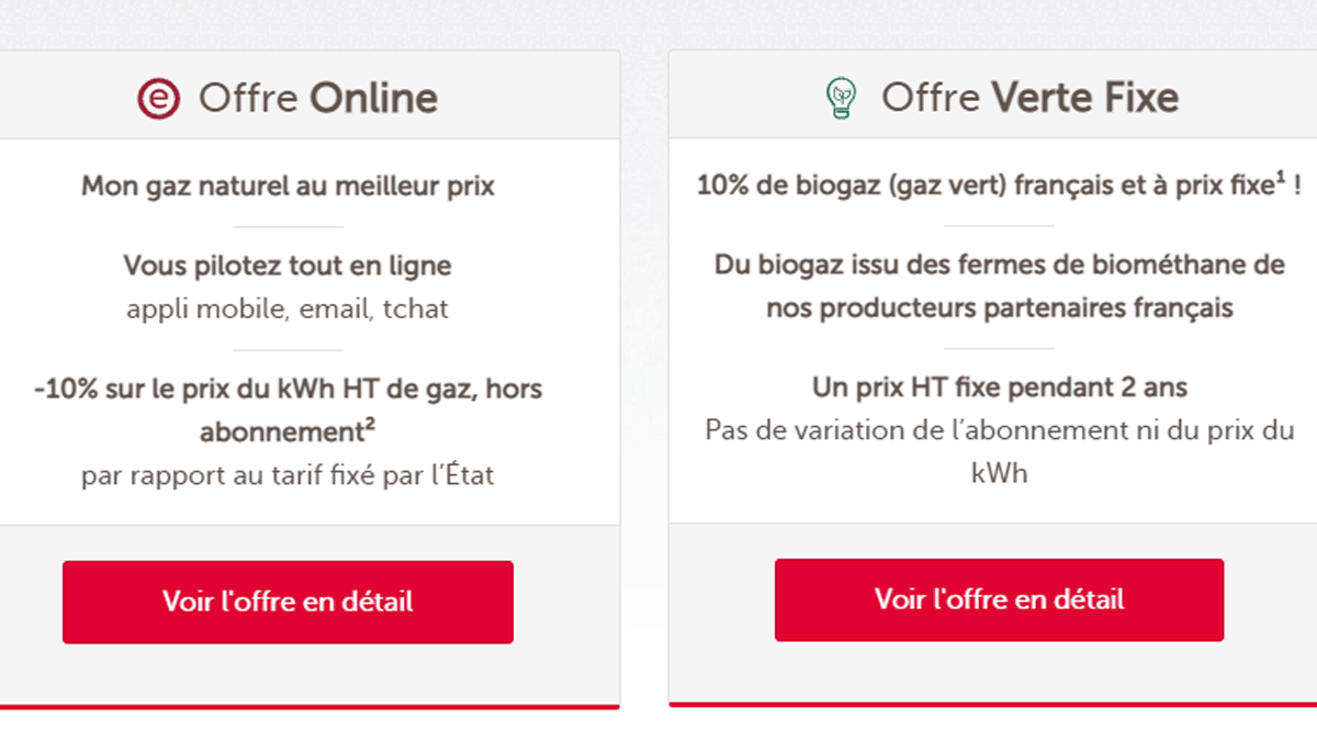 Offres gaz Total Direct Énergie Offres gaz Total Direct Énergie