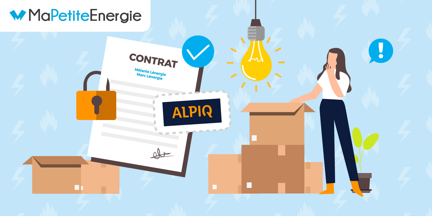 Alpiq Energie : déménager un contrat
