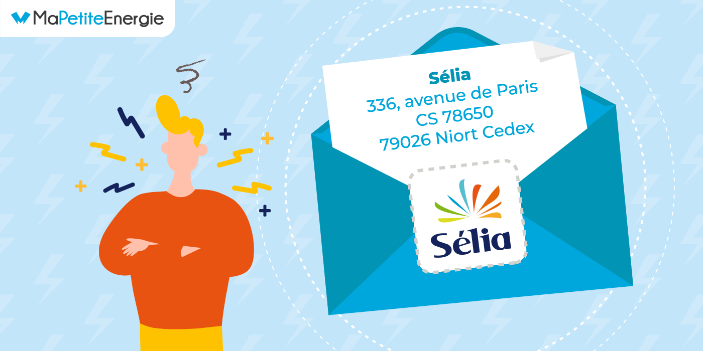 Contacter le service client Sélia par courrier.