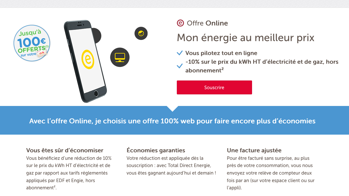 offre duale total direct energie