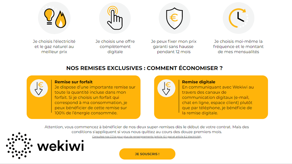 Wekiwi avec remises gaz Wekiwi avec remises gaz