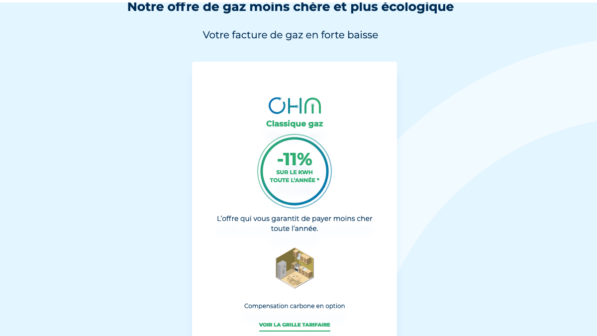 L'offre duale Ohm Energie