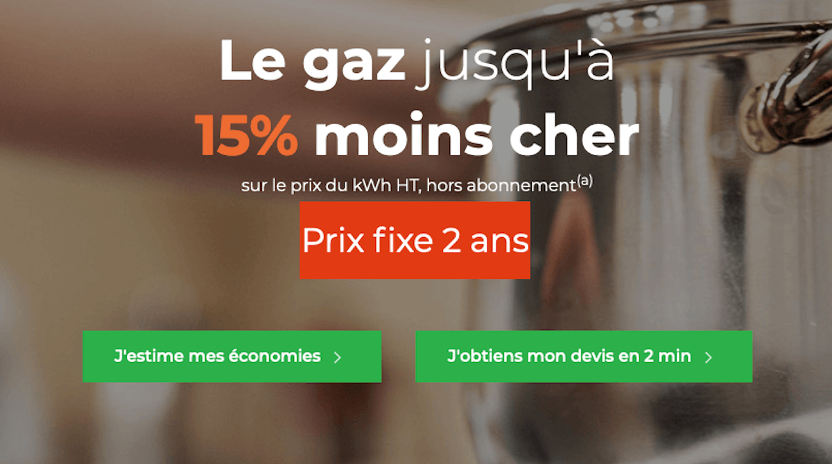 cdiscount énergie gaz pas cher