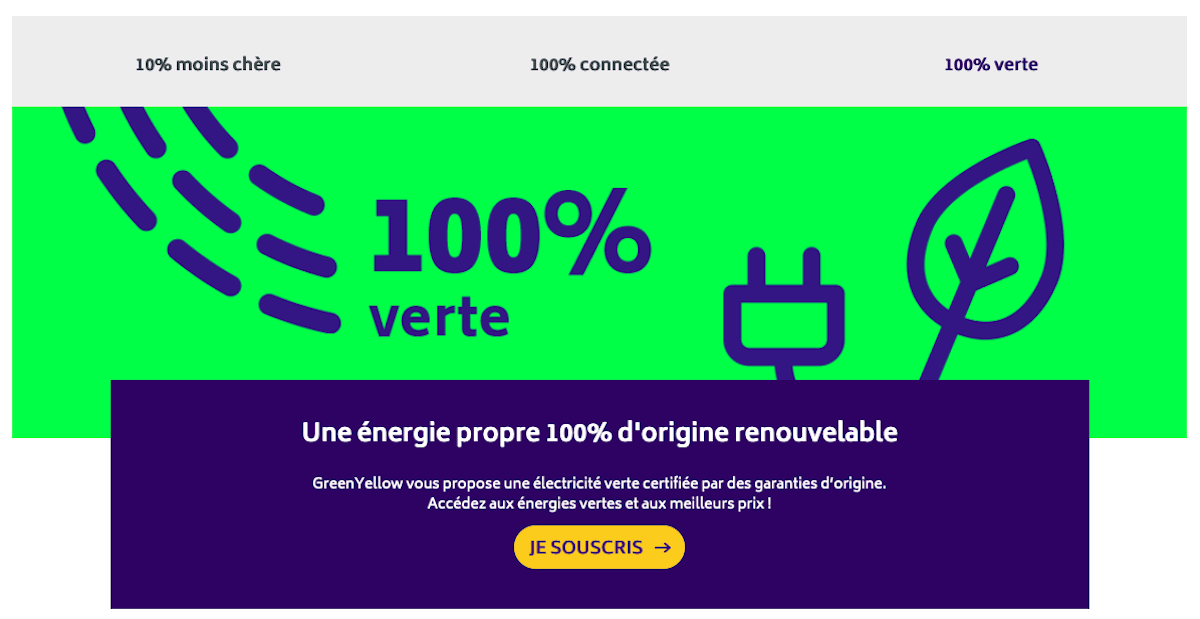 électricité verte greenyellow