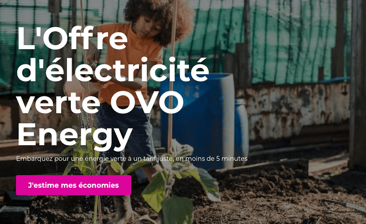 électricité verte ovo energy