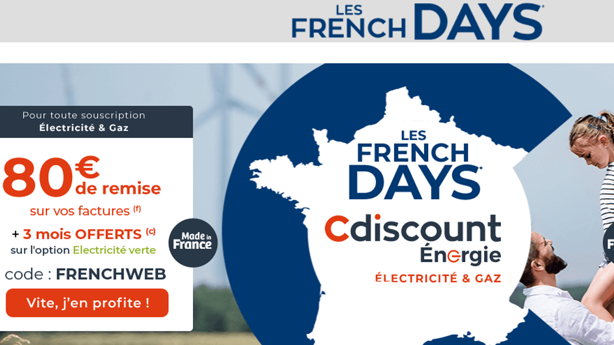 French Days Cdiscount Energie