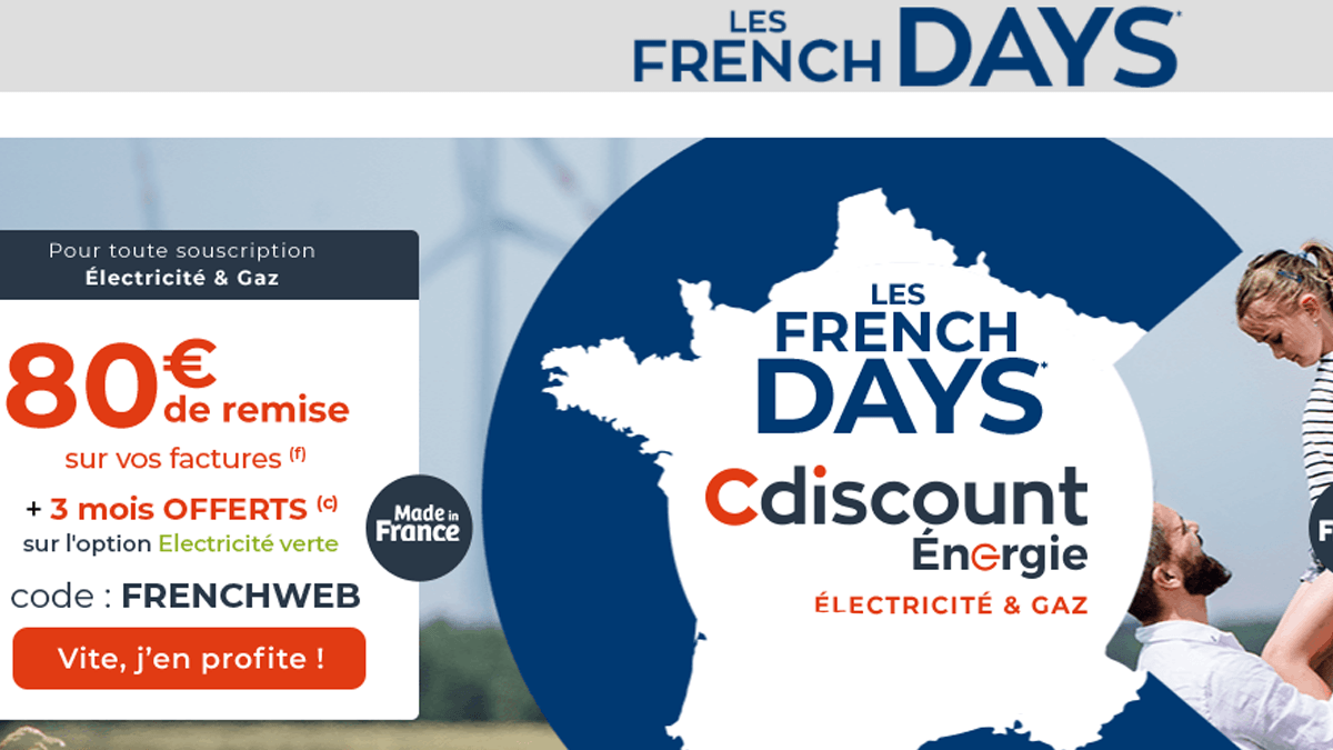 French Days Cdiscount Energie French Days Cdiscount Energie