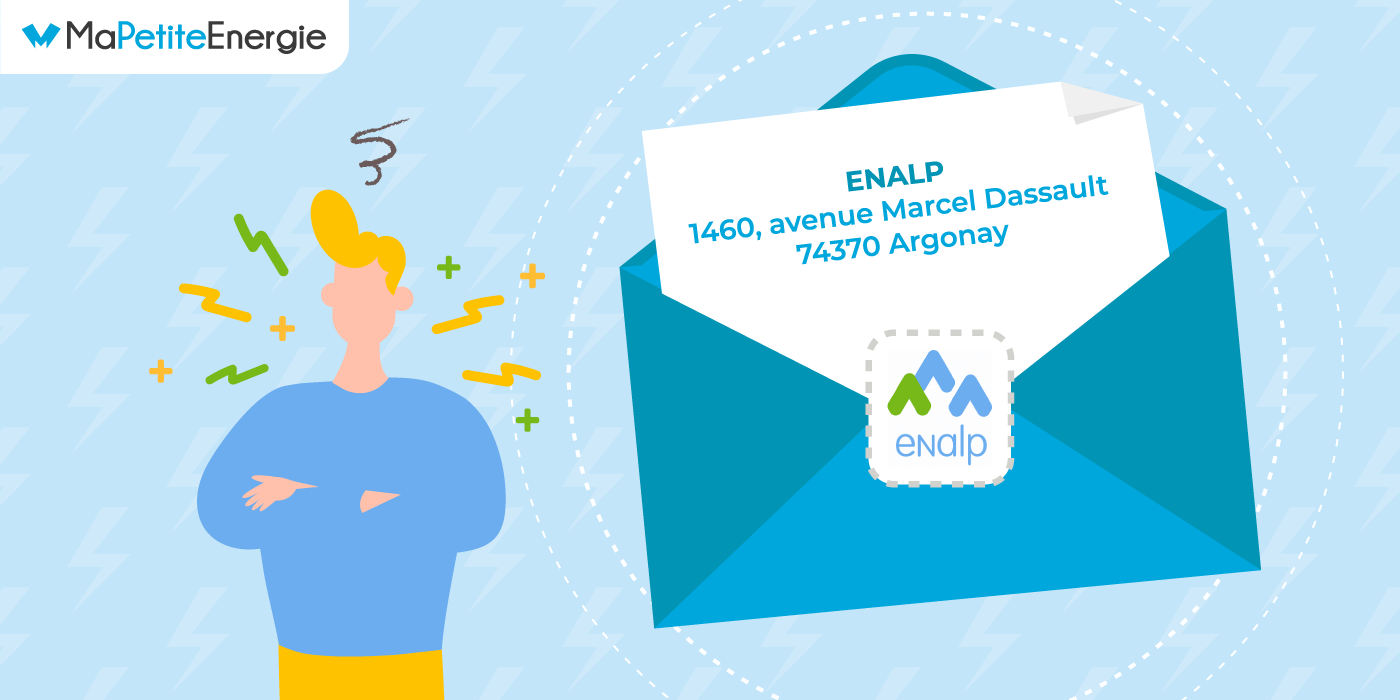 Enalp : l'adresse postale pour envoyer un courrier au service client.
