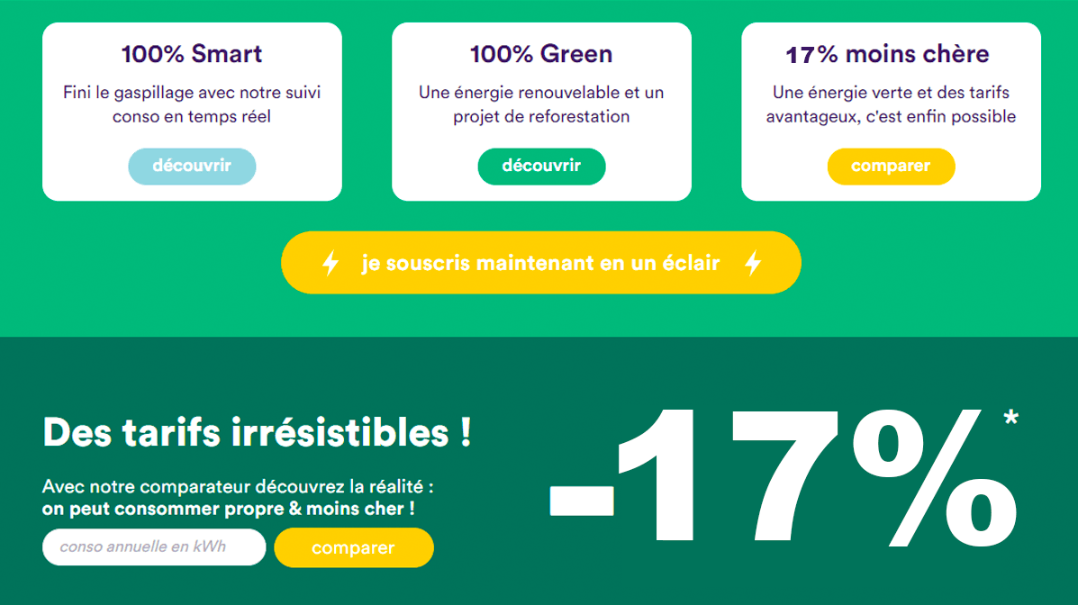 La remise Mint énergie sur l'électricité verte Mint énergie : l'électricité verte pas chère