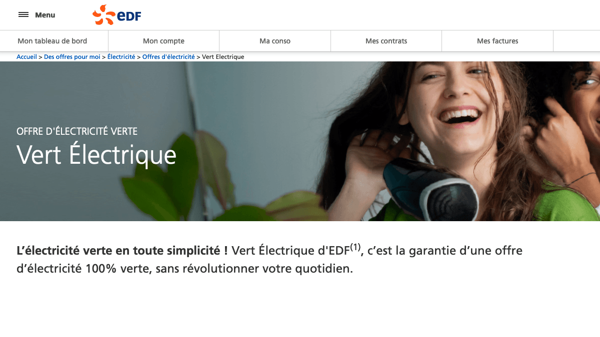 L'électricité verte EDF L'électricité verte EDF