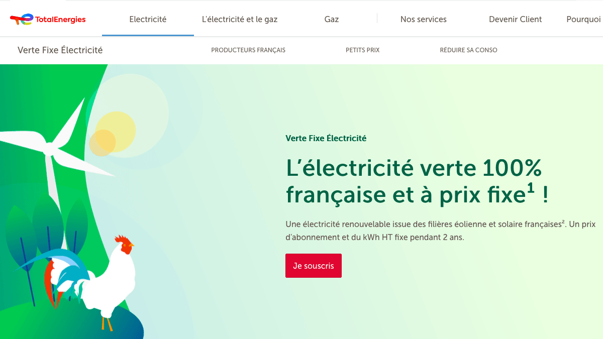 L'électricité verte de Total Énergies L'électricité verte de Total Énergies