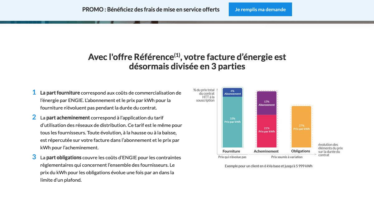 L'offre Gaz Référence 2 ans L'offre Gaz Référence Engie