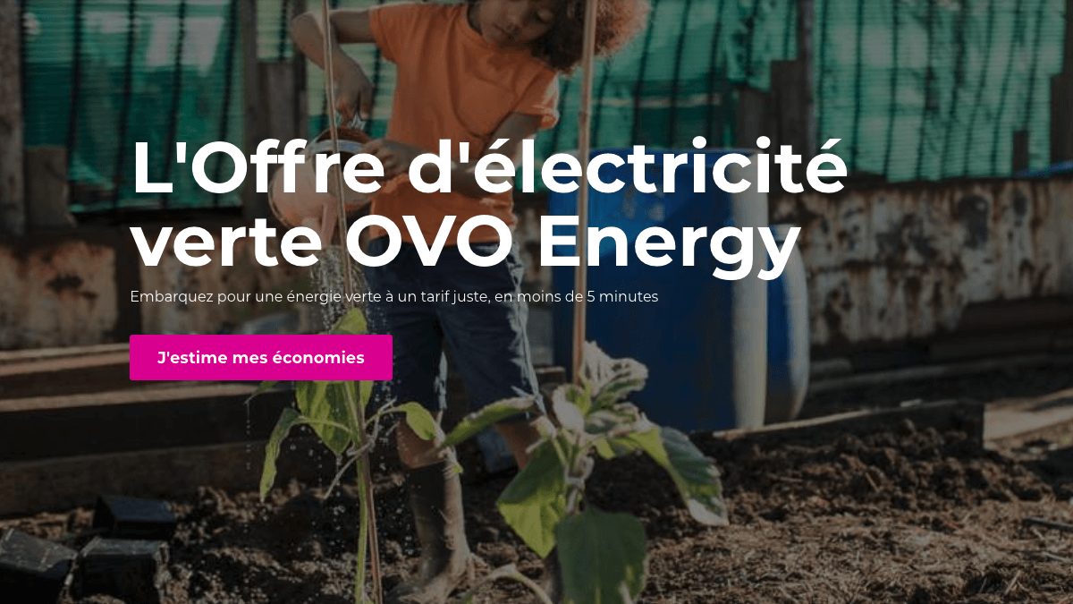 L'électricité verte avec OVO Energy