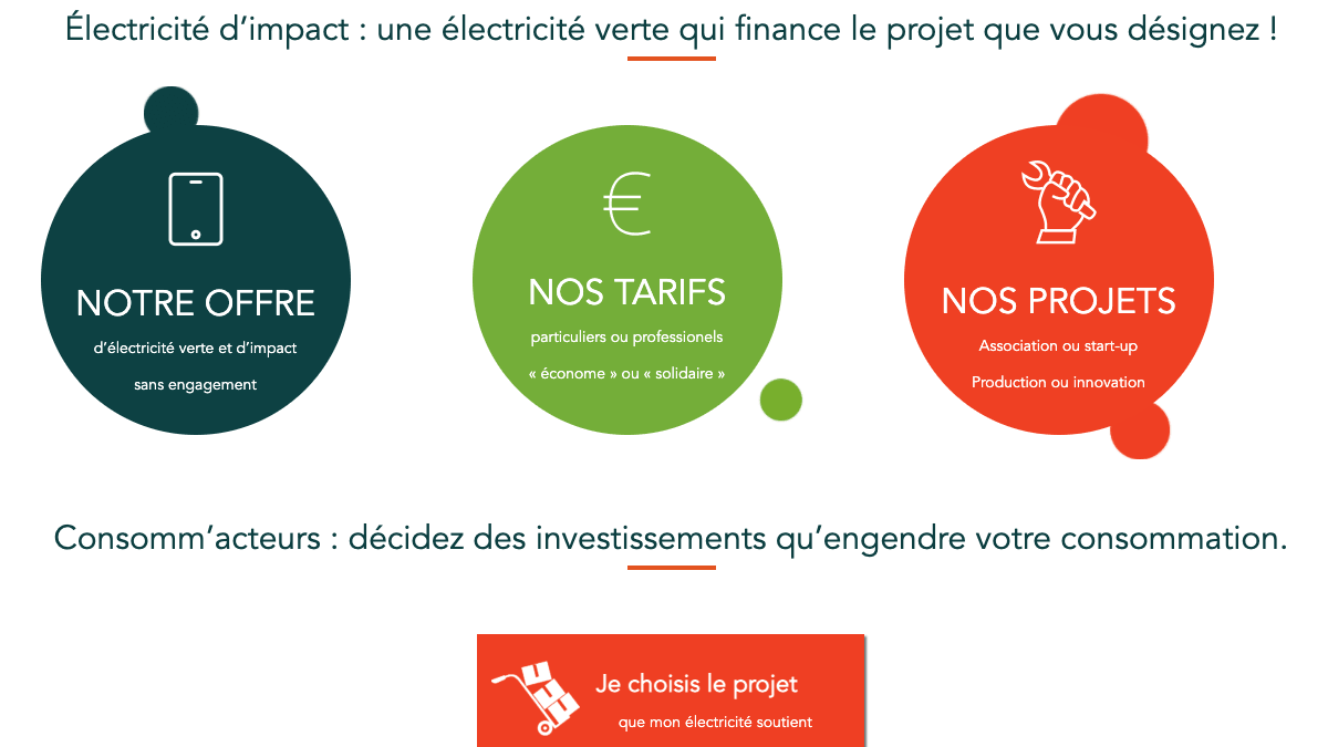Élecocité : le contrats d'énergie verte Le contrat d'électricité verte du fournisseur élecocité