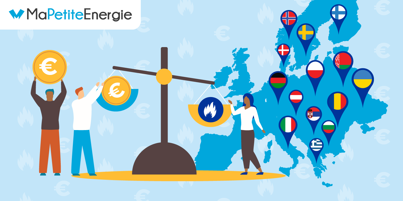 Combien coûte le gaz naturel en Europe ?