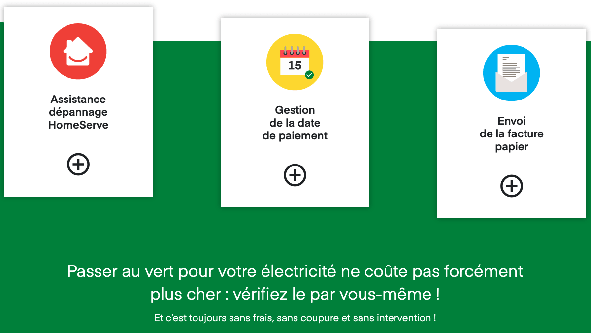Les garanties planète OUI Le contrat électricité verte Planète OUI