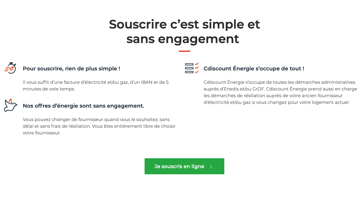 Les avantages du fournisseur Cdiscount Énergie Avantages Cdiscount Énergie
