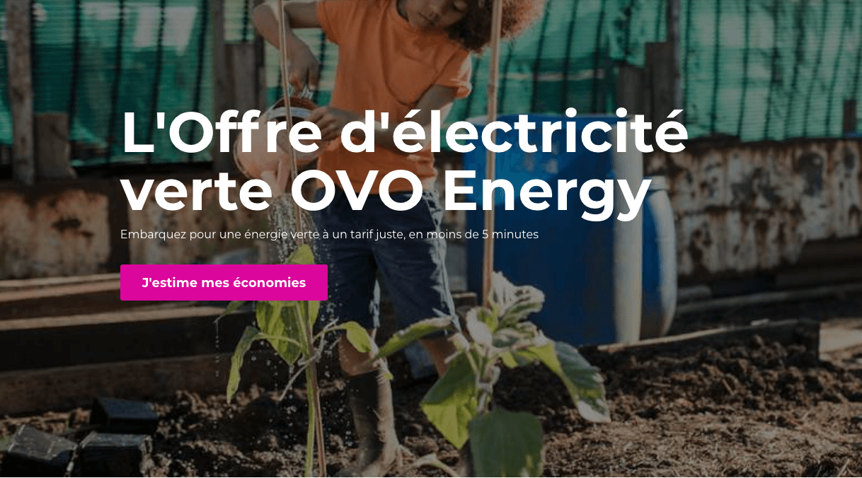 Electricité verte OVO Energy