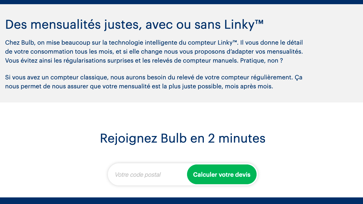 Souscrivez au contrat d'électricité de Bulb Energie Offre d'électricité de Bulb Energie
