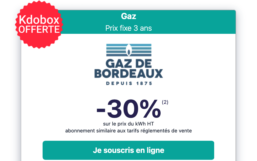 La Vente Privée Gaz de Bordeaux