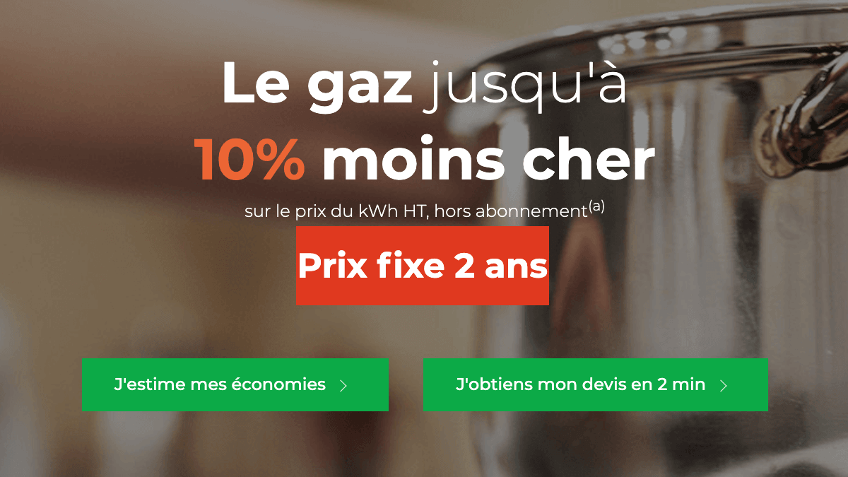Gaz Cdiscount Energies Offre gaz à prix fixe Cdiscount Energies
