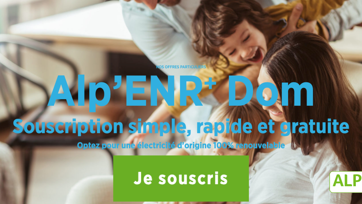 L'énergie locale qui participe au développement durable Énergie locale Enalp premium