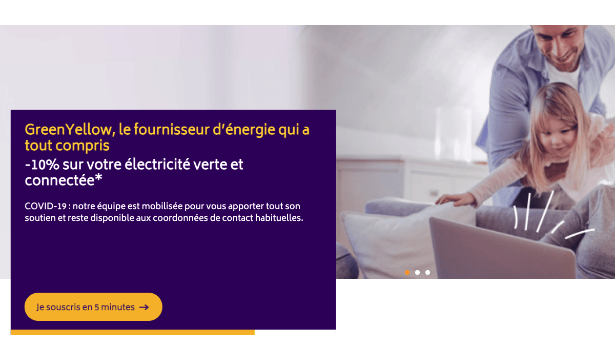 contrat vert GreenYellow GreenYellow propose une électricité verte alternative