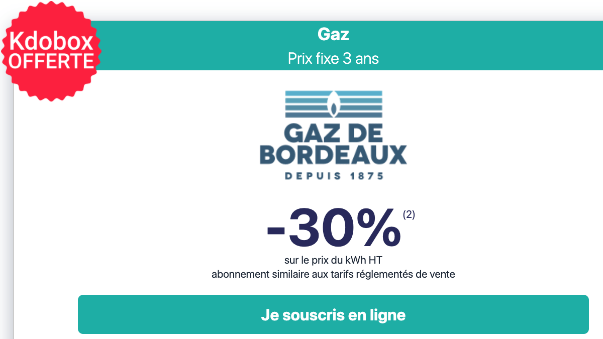 contrat gaz pas cher vente privée Gaz de Bordeaux contrat gaz pas cher vente privée Gaz de Bordeaux