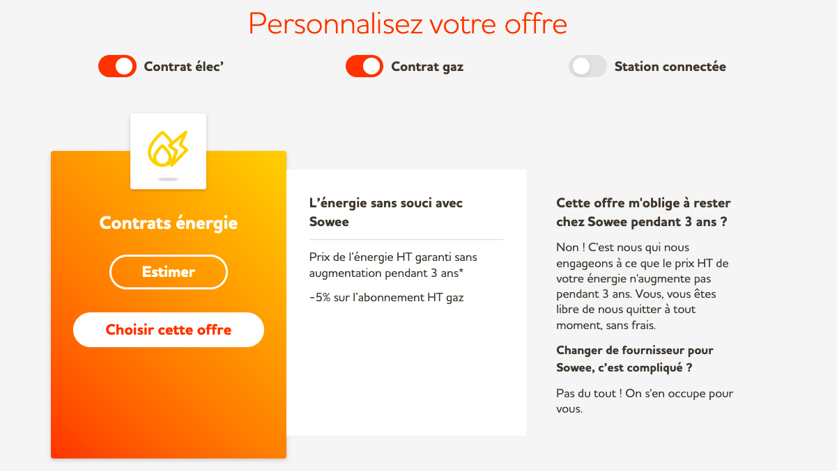 Contrat dual Sowee avec réduction sur abonnement Contrat dual Sowee
