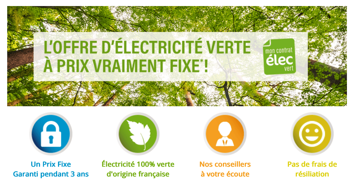 Sélia contrat d'électricité à prix fixe Sélia électricité à prix fixe