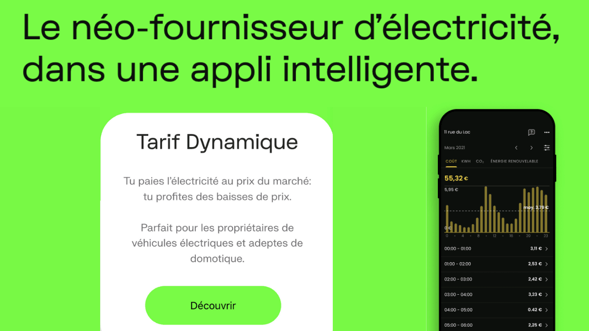Prix coûtant sur l'électricité avec le tarif dynamique Barry le tarif dynamique