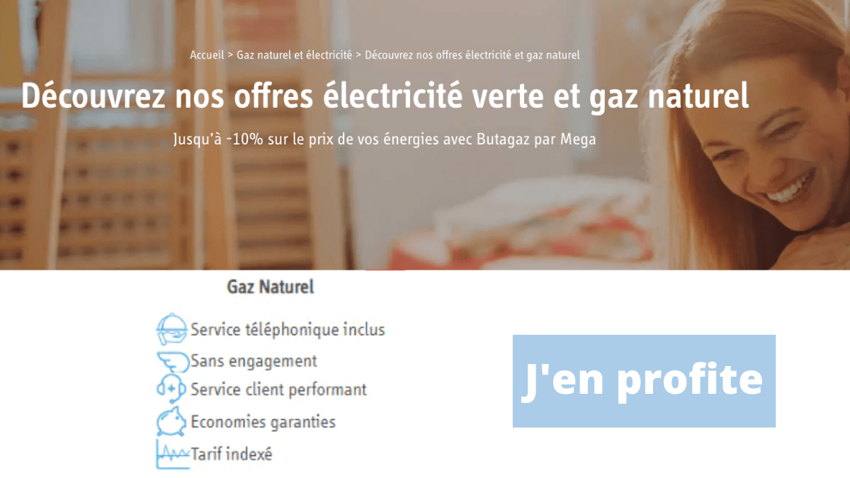 Un contrat de gaz pas cher et sans engagement Butagaz gaz pas cher Août 2021